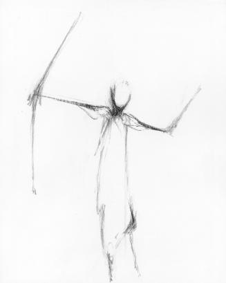 [Figure with bow from Sawyer Folk's "Sons of Alcestes"]