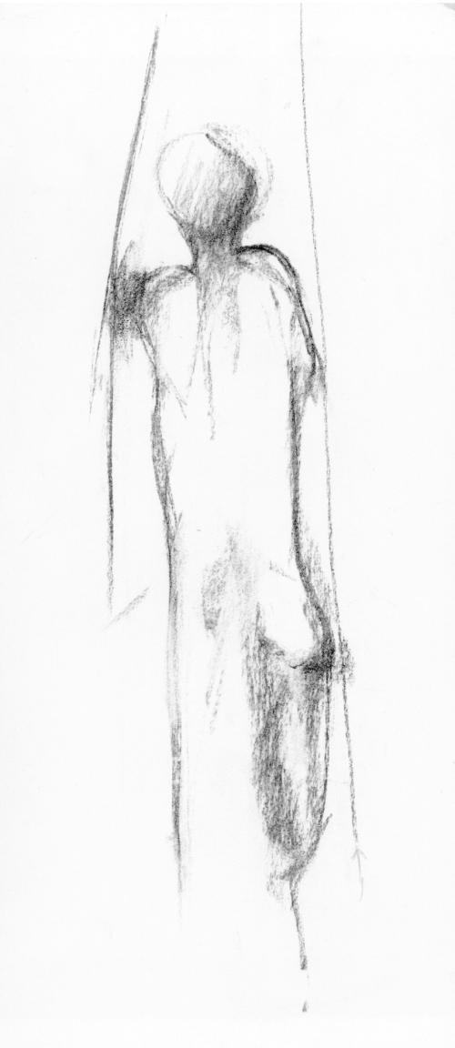 [Standing figure with bow from Sawyer Folk's "Sons of Alcestes"]