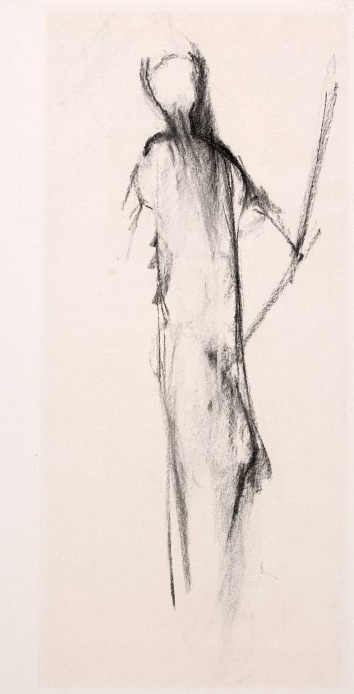 [Standing figure with bow from Sawyer Folk's "Sons of Alcestes"]