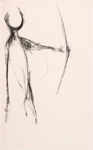 [Standing figure with bow from Sawyer Folk's "Sons of Alcetes"]