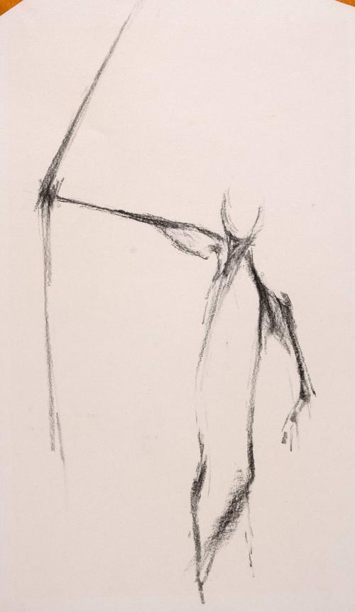 [Standing figure with bow from Sawyer Folk's "Sons of Alcestes"]