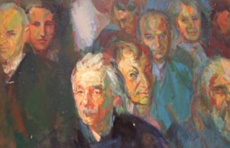 [Study for mural "Man and His Universe"]