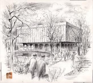 "...the leisurely train ride and the crossword puzzle. The throb of traffic. The dynamic, turbulent beat of the city. Restaurants theatres, shop! Then the diminishing pulse. Neon lights flickering in the evening haze. Back on the train, homeward bound. Ah, well!"