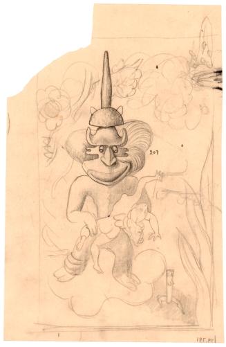 Drawing for "Circus of Dr. Lao"