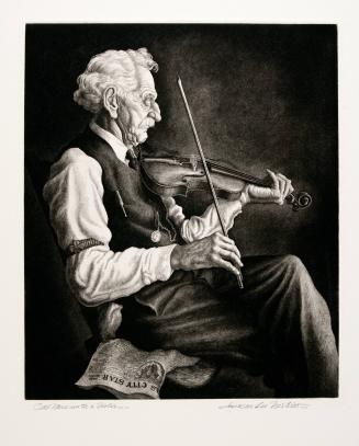 Old Man with a Violin