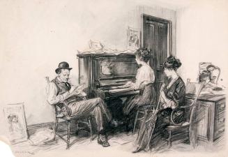 Woman Playing Piano