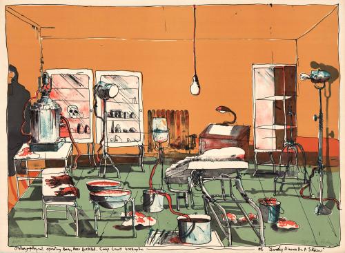 Otolaryngological operating room base hospital, Camp Lewis, Washington DC "Sunday Dinner for a Soldier"