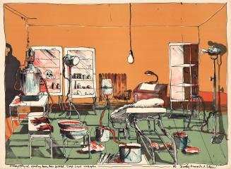 Otolaryngological operating room base hospital, Camp Lewis, Washington DC "Sunday Dinner for a Soldier"