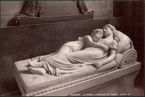 Sleeping Children, Lichfield Cathedral. 6952. J. V.