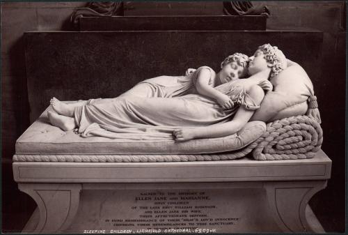 Sleeping Children, Lichfield Cathedral. 6909. J. V.