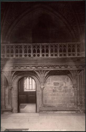 Gallery in S. Aisle, Lichfield Cathedral. 4535. G. W. W.