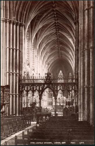 Choir, Lichfield Cathedral. Looking East. 3957. G. W. W.