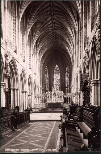 Choir, Lichfield Cathedral. Looking East. 3958. G. W. W.