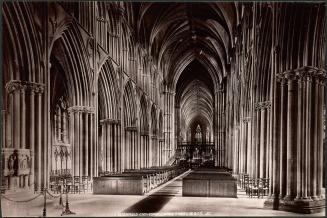 Lichfield Cathedral. Nave East. 4406. J. V.