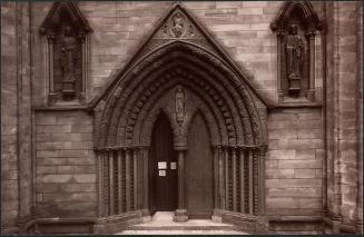 North Door, Lichfield Cathedral. 3945. G. W. W.