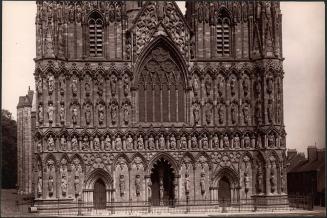 West Front, Lichfield Cathedral. 4529. G. W. W.