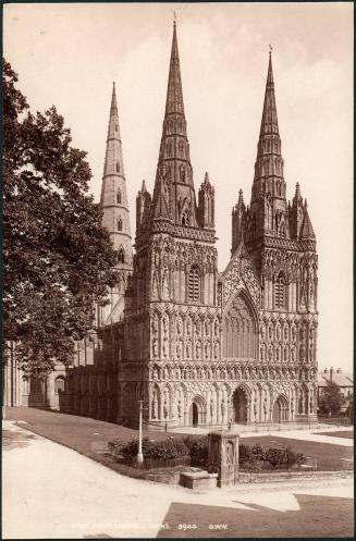 West Front, Lichfield Cathedral. 3944. G. W. W.