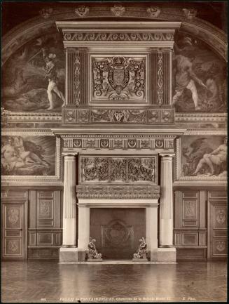 [Palais de Fontainebleau. Cheminee de la Galerie Henri II.]