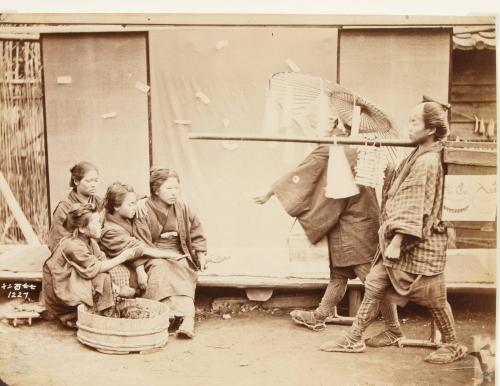 Women awaiting palanquin