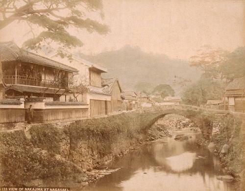 View of Nakajima at Nagasaki