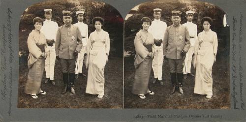 Field Marshall Marquis Oyama and Family