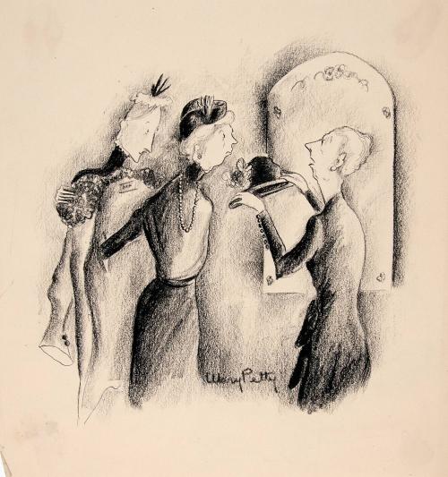 No caption (Three female figures)