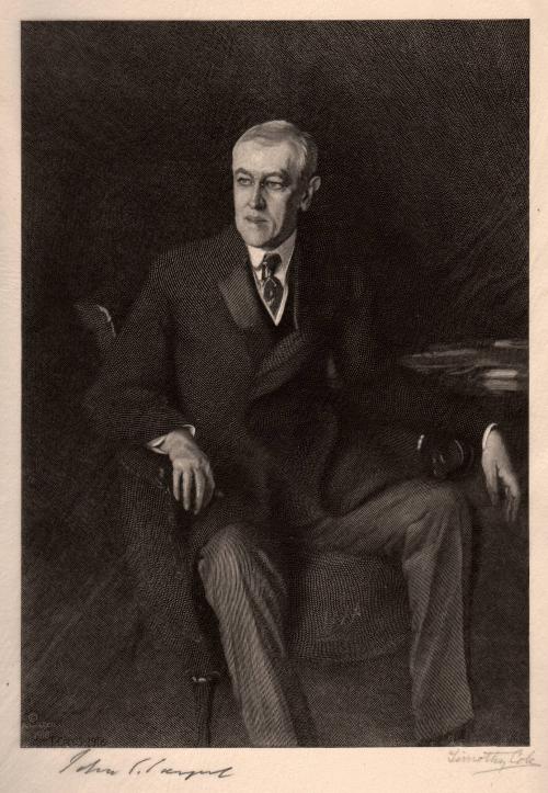 Portrait of Woodrow Wilson