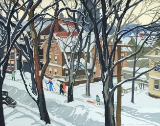 [Street scene in winter]