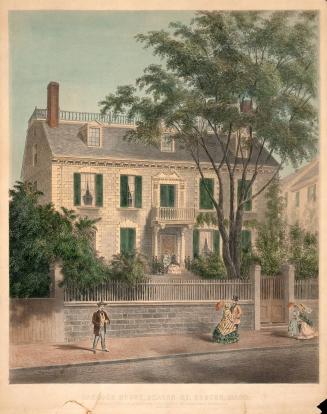 Hancock House, Beacon Street, Boston, Massachusetts