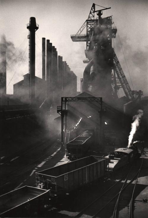 Railroad Cars at Processing Station - Sen. Taft and Ohio