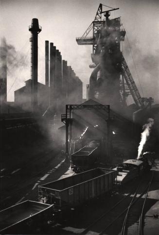 Railroad Cars at Processing Station - Sen. Taft and Ohio