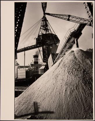 Mound of a Coarse Chemical Material