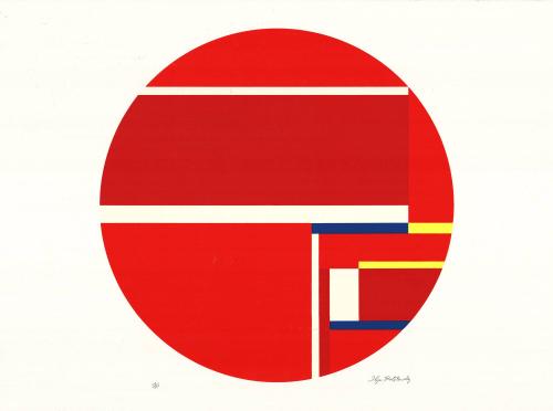 Untitled (Orange and Red Circle)