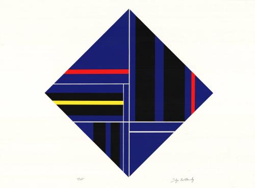 Untitled (Blue Parallelogram)