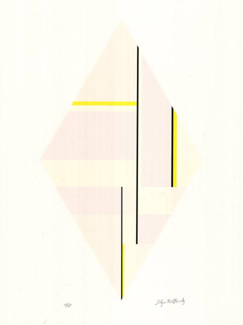 Untitled (Yellow and Pink Diamond)