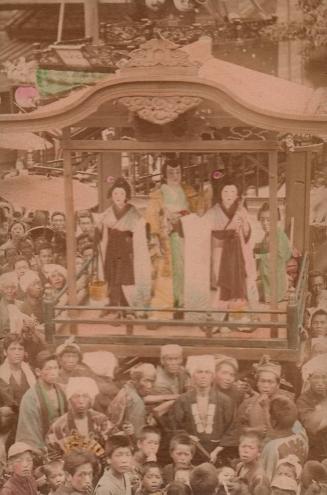 Dancing Girls on Temple Stage