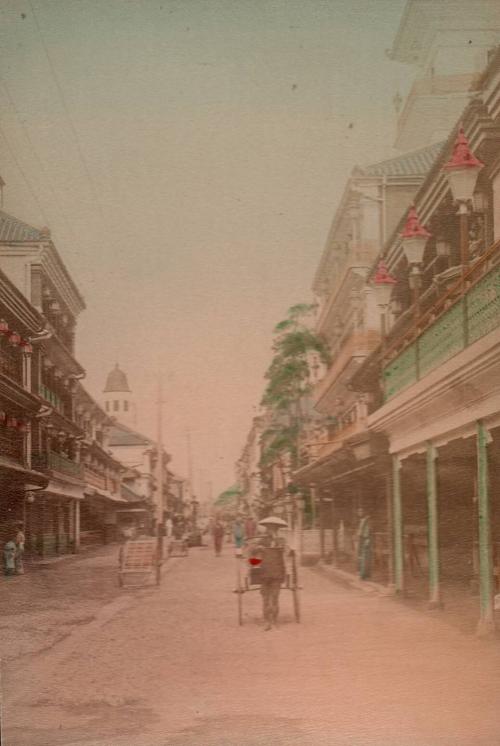 A Street in the Yoshiwara of Kyoto