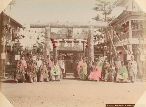 B1037: Groups of Shinto Priests