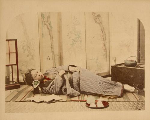 Woman asleep