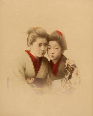 [Portrait of two young women]