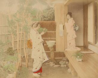 [Women in a garden]