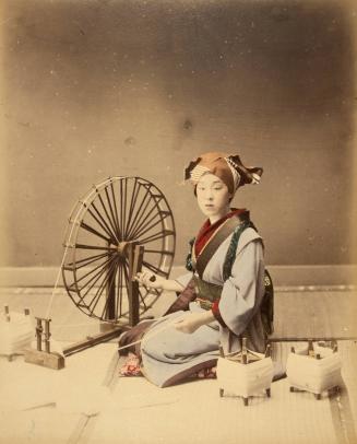 [Woman spinning]