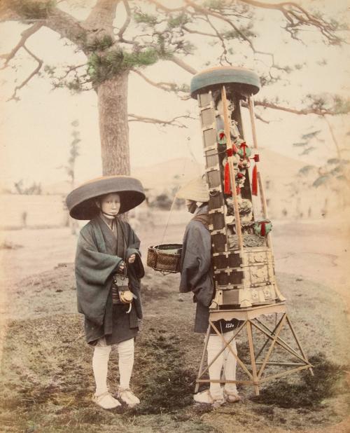 1330 Priests with travelling shrine