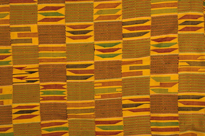 Man's Wrapper (Kente cloth) (Primary Title) – (2007.63) – Virginia Museum  of Fine Arts