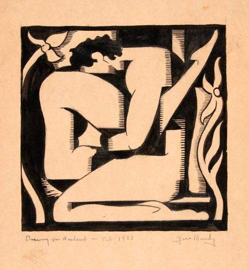 Study for Erotica - Kneeling male holding female