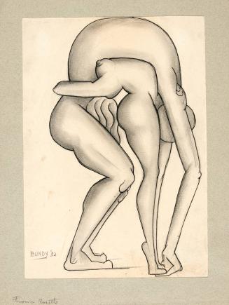 Erotic drawing - two figures