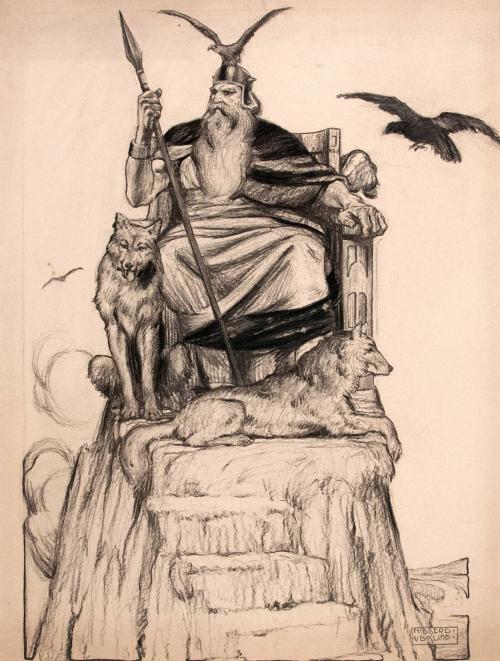 Ossian, Enthroned God