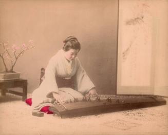 Woman Playing Koto