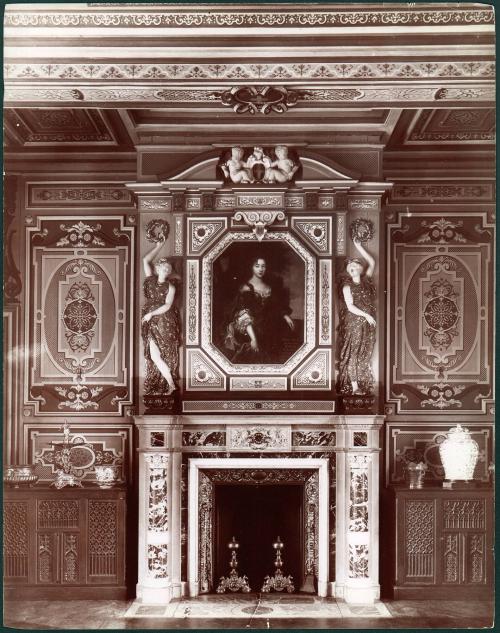 [Palace at Cheverny, interior detail]