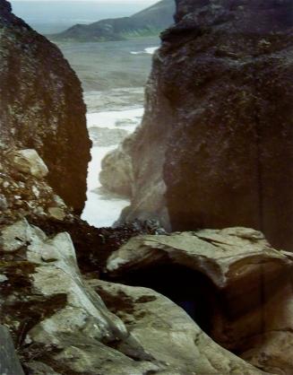 Waterfall, Hagavatn, Iceland, 25 July 1972